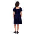 thumbnail image 4 of Kensie Girl Velvet Rhinestone Navy Dress, Sizes 4-16, 4 of 5