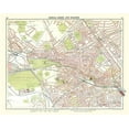 thumbnail image 2 of Bartholomew 24x20 Black Ornate Wood Framed with Double Matting Museum Art Print Titled - Kensal Green Kilburn London UK - Bartholomew 1921, 2 of 4