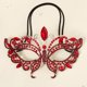 thumbnail image 2 of Diseño elegante con pedrería para mujer, accesorio para los ojos para fiestas de disfraces, 2 of 7