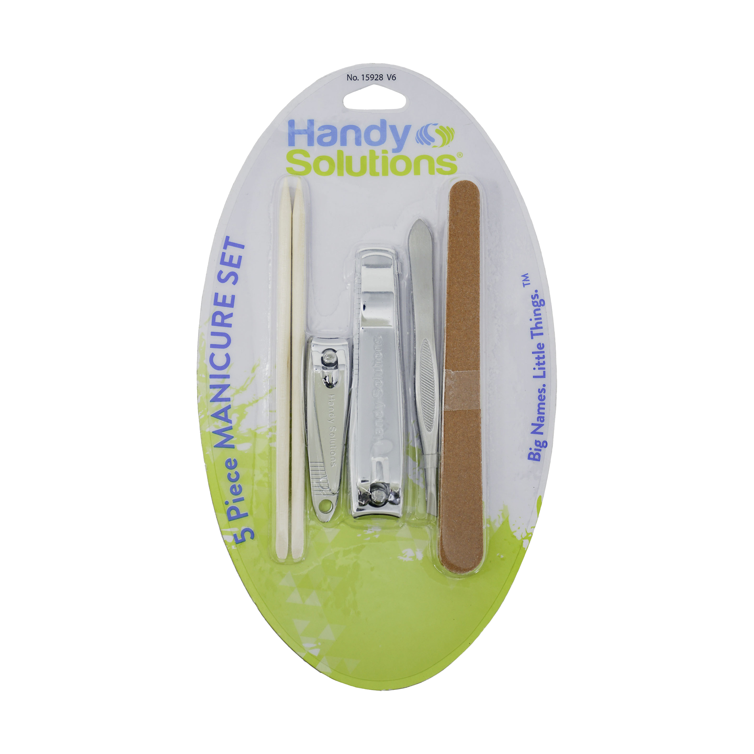 Handy Solutions Anywhere Essentials Travel Kit - 11 Piece Multi-Set with Manicure Set, Sewing Kit, Eyewear Repair, Shoelaces, Ear Plugs