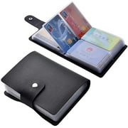 Angimi Leather Credit Card Holder, Business Card Organizer with 60 Card Slots for Storing and Preventing Credit Card