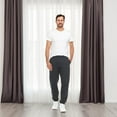 3 Pack Gray/Blue/Black Mens Jogger Bulk Sweatpants, Comfy Lounge ...
