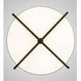 thumbnail image 5 of Meyda Tiffany 233657 Cilindro Structure 17" Wide Semi-Flush Drum Ceiling Fixture - Brown, 5 of 7