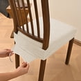 thumbnail image 3 of RUINIXCW Chair Seat Covers For Dining Chairs Dining Room Chair Seat Anti-Dust Stretch Fit Removable Washable Slipcovers Kitchen Chair Covers, 3 of 6