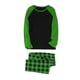 thumbnail image 2 of Blusa y pantalones con estampado a cuadros para hombre y papá, ropa familiar, pijamas, blusa y pantalones de poliéster, 2 of 4