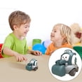 thumbnail image 3 of XIANXIAN Inertia Toy Early Educational Toddler Baby Toy Friction Powered Cars Push and Go Cars Tractor Bulldozer Dumper Cement Mixer Engineering Vehicles Toys for Children Boys Girls Kids Gift, 3 of 5