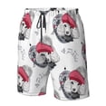thumbnail image 4 of Pofeuu Cute Poodle Dog Prin Men's Swim Trunks Quick Dry Bathing Suit Swimming Board Shorts Mesh Lining Beach Swimwear-XX-Large, 4 of 6