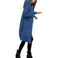 thumbnail image 3 of Warm Women's Jackets - Soft Casual Hooded Zip Up Coat for Lightweight Comfort in Winter Fashion, 3 of 8