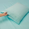 thumbnail image 3 of Twin Sheets Set, Soft Bed Sheets for Twin Size Bed, Cooling Microfiber Bedding Sheets & Pillowcases Sets, 3 Pieces Twin Size Sheets, 3 of 7