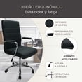 thumbnail image 2 of Silla de Oficina Imperial X-Pross Color Negro Ergonómica, Moderna y Resistente., 2 of 6