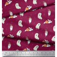 thumbnail image 2 of Soimoi Poly Georgette Fabric Ghost Halloween Decor Fabric Printed Yard 52 Inch Wide, 2 of 3