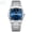 Blue dial, variant on Watch for Men Waterproof Quartz Watches Stainless Steel Relo for Men with Luminous Date