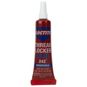 Loctite Threadlocker Blue 242 Adhesive Removable, Pack of 1, Blue 0.2 fl oz Tube