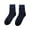 Navy, variant on Striped Fuzzy Calf Sock for Mens Womens Lightweight Soft Warm Thermal Crew Socks Fall Winter Thick Socks