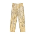 thumbnail image 4 of Xecao World Map Men's Straight Lounge Pajama Pants: The Ultimate in Comfortable Sleepwear, 4 of 9