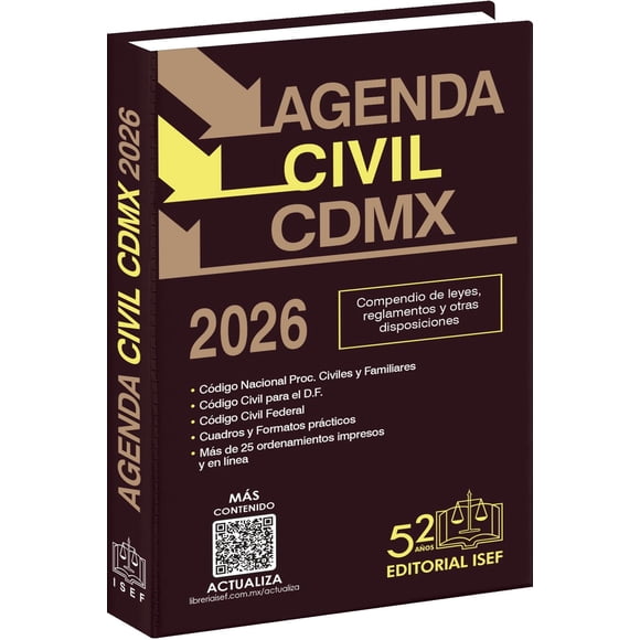 Agenda Civil de la Ciudad de México 2026, de Ediciones Fisc