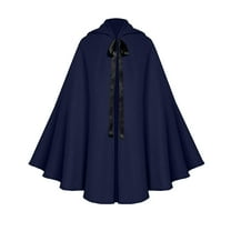 Hvyesh Hooded Renaissance Cloak for Men Women Medieval Victorian Cape Vintage Gothic Halloween Cloak
