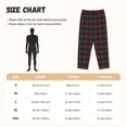 thumbnail image 4 of Picia Tartan Plaid Womens Soft Woven Cotton Elastic Waistband Sleep Pajama Pant Lounge Sleep Pant With Pockets And Drawstring-XX-Large, 4 of 9