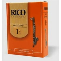 Rico Bass Clarinet Reeds, Box of 10 Strength 2