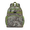 thumbnail image 1 of Chic Paisley Pattern Student Backpack Lightweight Durable School Backpack For Student And Students Adjustable Padded Straps Chest Buckle, 1 of 6
