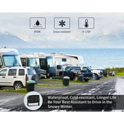 Fookoo HD Backup Camera System, 7'' DVR Split Screen Monitor and Waterproof Rear View Cameras with Parking Lines Reversing for RV/Truck/Trailer/Bus/Semi-Trailer/Tractor/5th Wheel Trailer(DY704)