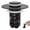 Matte Black, variant on 2 Pack Universal Bathroom Sink Drain Strainer, 3 in 1 Pop Up Stopper with Removable Stainless Steel Filter Basket, Brass Bullet Core, Hair Catcher Sink Plug for 1.1''~2.36'' Hole, Chrome
