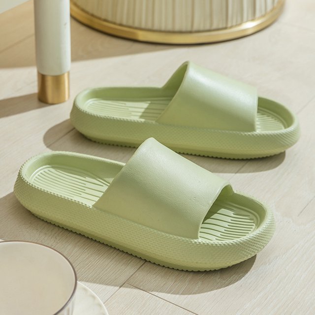 Slip-on Slippers Summer Unisex Non-Slip Bathroom Thicken Bottom Slippers