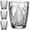 Clear-4-Lowball – 10 oz, variant on Green Drinking Glasses Set Of 8 16 Oz Vinthand-pressed Glcups Fern Textured Highball Tumblers Antique Style Boho Glassware For Water Juice & Mocktails Housewarming Gift
