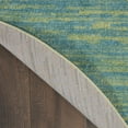 thumbnail image 5 of Noursion Essentials Solid Contemporary Blue Green 6' x Round Area Rug, (6' Round), 5 of 10