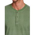thumbnail image 4 of Avalanche Men's Hiking Top Long Sleeve Tee Button Collar Henley Shirt, 4 of 4