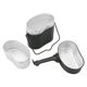 thumbnail image 1 of Lata De Desorden Para Acampar, Ampliamente Utilizada 180 Grados Celsius Resistente Al Calor Lata De Desorden Militar Diseño Antideslizante De Aluminio Duradero De Grado OTVIAP German Mess Tin, 1 of 8