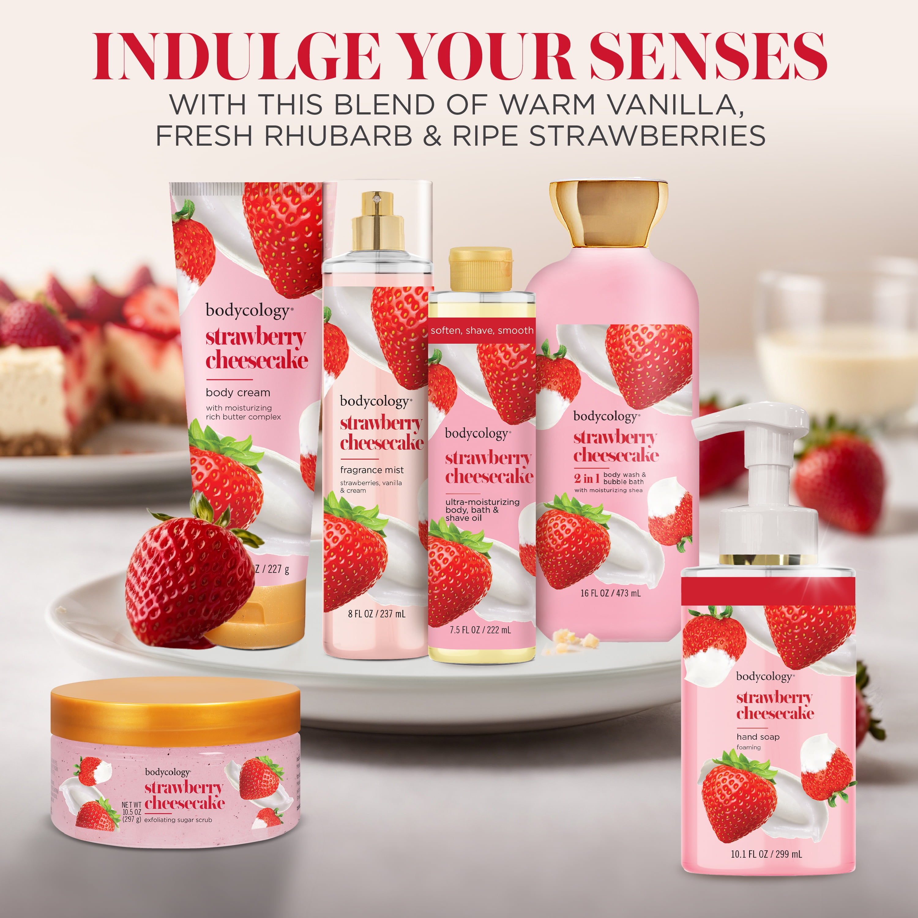 nikoさん専用 Peeling Cream & Rich Body Cream Bodycology Shea Butter Body Cream, Strawberry Cheesecake, 8