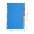 thumbnail image 3 of Divisor de carpetas con pestañas, 10 Uds., separador de carpetas de páginas, hojas de carpeta, protectores de papel, divisor de archivos con pestañas para oficina, escuela y uso doméstico, 3 of 8