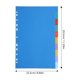 thumbnail image 3 of Divisor de carpetas con pestañas, 10 Uds., separador de carpetas de páginas, hojas de carpeta, protectores de papel, divisor de archivos con pestañas para oficina, escuela y uso doméstico, 3 of 8