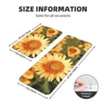 thumbnail image 2 of Honeii Golden Sunflower In Field Print Kitchen Mat [2 PCS] for Floor, Waterproof Non-Slip Rugs, Kitchen Decor,Standing Mat for Floor,Office, Sink, Laundry, 2 of 6
