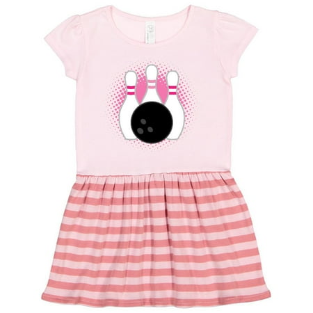 

Inktastic Bowling Pins Cute Bowler Gift Toddler Girl Dress