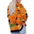 thumbnail image 2 of Gvmfive Halloween Women Long Sleeve Round Neck Sweatshirt Pullover Tops, 2 of 5