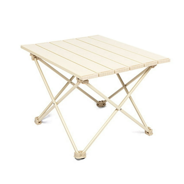 CSChome Camping Table Folding Table High Stability Solid Construction Strong Load-bearing Easy to Carry Metal Folding Outdoor Portable