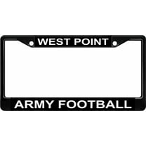 U.S. Army Football West Point Black License Plate Frame