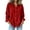 Wine, variant on CHGBMOK Women Oversized Corduroy Shacket Casual Long Sleeve Lapel Button Down Shirt Jacket Solid Color Blouse Tops