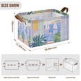 thumbnail image 7 of Yayeee Foldable Storage Basket for Shelves with Handles Waterproof Cloth Bins, Seaside Boat, 7 of 7
