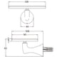 thumbnail image 2 of Jabonera de Empotrar Urrea Cromo Yaz 508YZ, 2 of 4