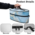 thumbnail image 5 of HELLHERO Portable Travel Iron Carrier Bag Marble, Easy Storage Cleaning Handheld Travel Case(Case Only), 5 of 6