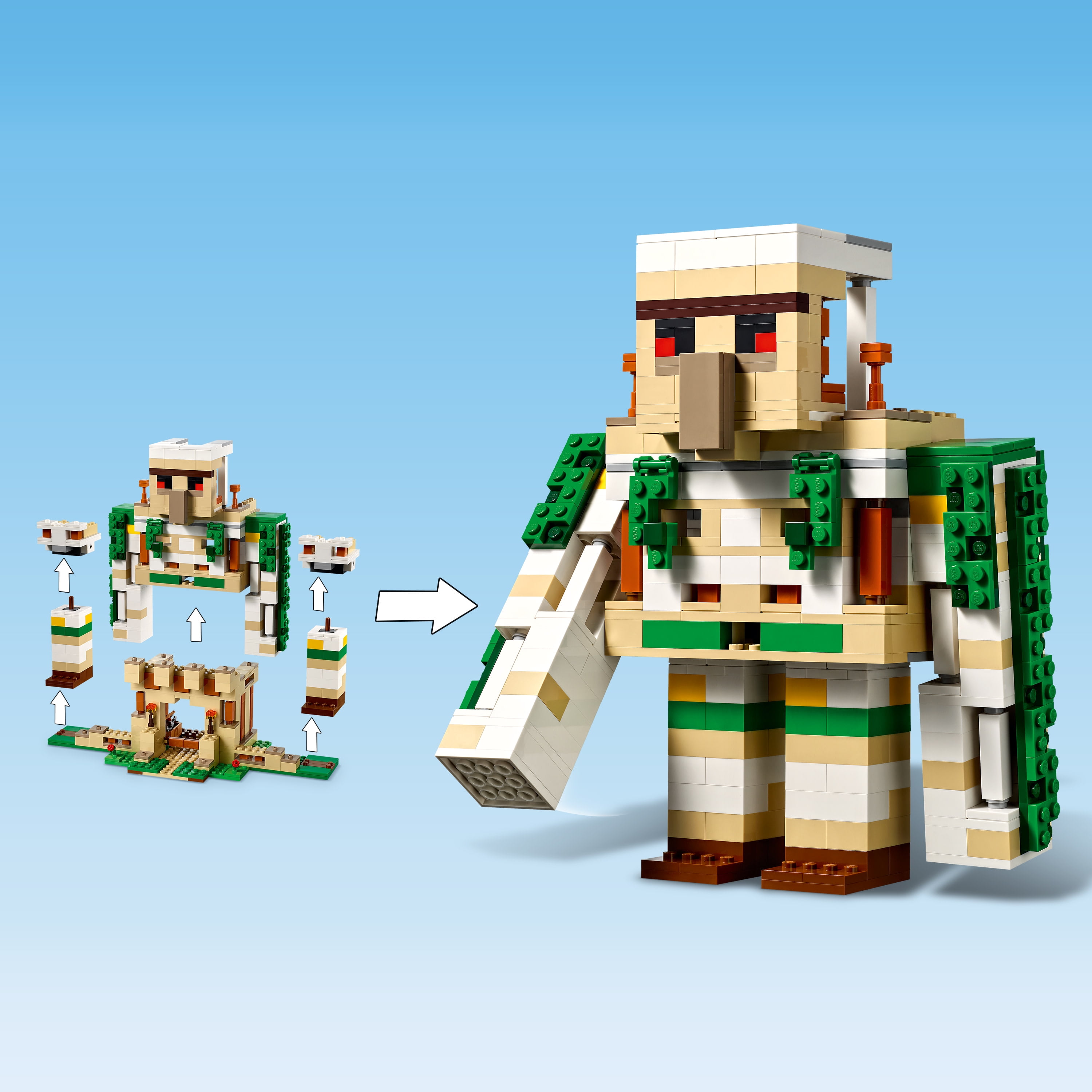 Lego minecraft iron golem clearance