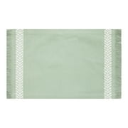Mainstays Global Woven Cotton Table Place Mat - Hedge Green - 14" x 19", 1 Piece