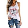thumbnail image 1 of Gpoecd Camisoles Grande Taille pour Femmes Camisole Mode pour Carnaval Fête Tenue Décontractée Confortable Extensible Sans Manches Camisoles pour Femmes Blanc,m, 1 of 4