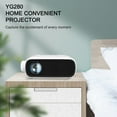 thumbnail image 5 of Nkmbld Mini Portable Projector with 4K Support, Smart Projector with Built in Apps Outdoor Movie Projector with WiFi and Bluetooth for Home Theater Upgrade, 5 of 9