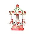 thumbnail image 2 of Luces de noche festivas, decoraciones navideñas, carrusel iluminado navideño, adorno de decoración navideña, regalo, artesanías de resina, luz de noche, decoraciones de Halloween, decoración de otoño,, 2 of 9