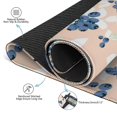thumbnail image 3 of Floral Print 31.5 Inch Square Mahjong Mat Rubber Construction Offers Non-Slip Grip for Tiles and Cards During Game Play, 3 of 7