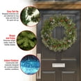 thumbnail image 5 of National Tree Company Artificial Christmas Wreath, Green, Crestwood Spruce, Decorated with Pine Cones, Berry Clusters, Frosted Branches, Christmas Collection, 30 Inches, 5 of 5